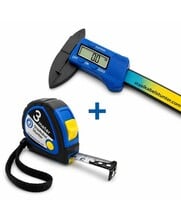 Digital Carbon Caliper 150 mm – Includes Free 3-Metre Tape Measure