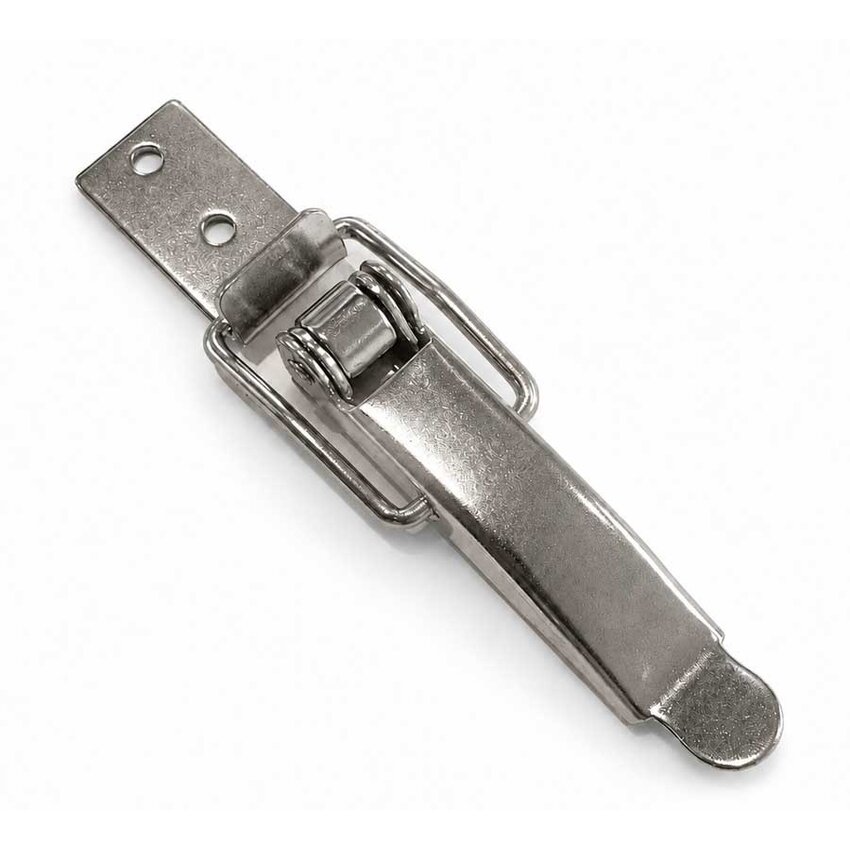 Spannverschluss Edelstahl 304 73x19 mm mit geradem Gegenhaken - 1 Stück