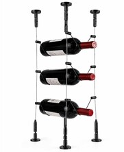 Stahldrahtseil Weinlagersystem Schwarz