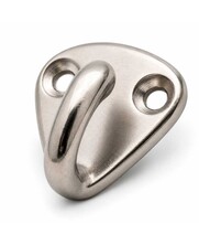 Stainless Fenderhook 27x27mm  A4 quality - double hole "Heidi"