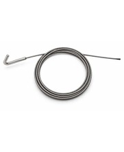 Stahlseil mit festem J-Haken, 1,5 mm Ø, 150 cm, Hakenstärke 4 mm