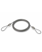 Wire rope with loops fitted with hexclamp