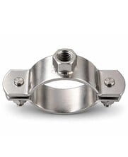 RVS buisklem 16–24 mm met draadmoer M8
