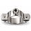 Stainless Steel Pipe Clamp 16–24 mm with Threaded Nut   M8