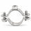 RVS buisklem 20-27 mm met draadmoer M8