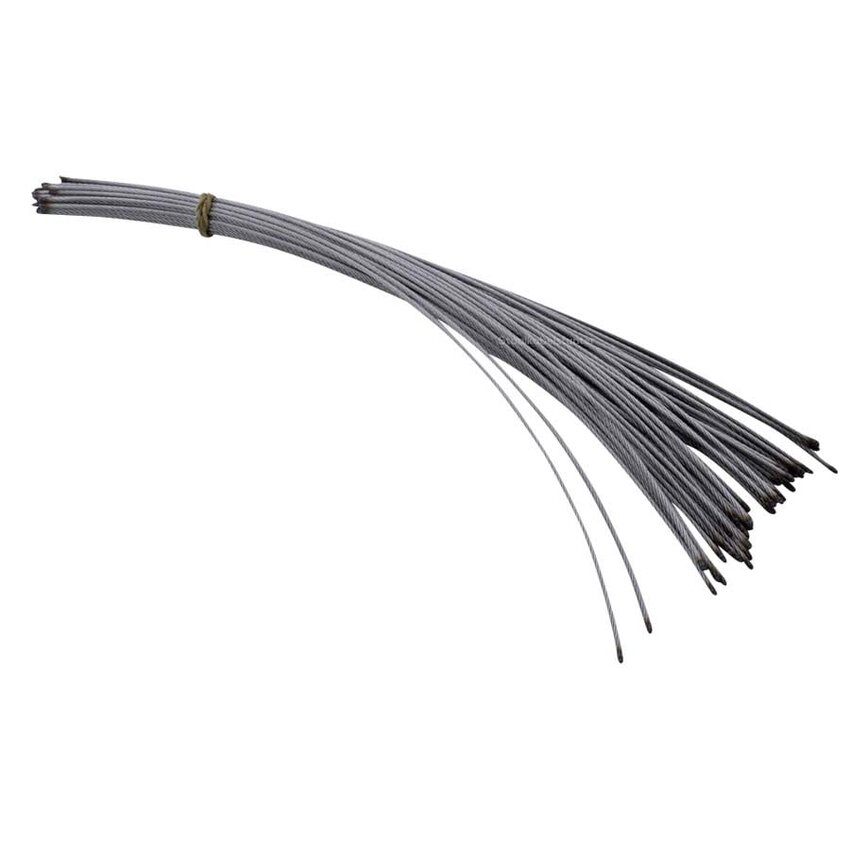 RVS staalkabel 1,8mm 1,5 meter thermisch gelast – tegen rafelen, RVS 304 - Cop