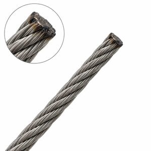 Technx Staalkabel gelast 2,5mm 1,5 meter