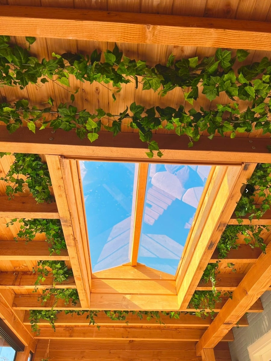 Planten ophangen met staalkabel: een stukje Frankrijk in de serre