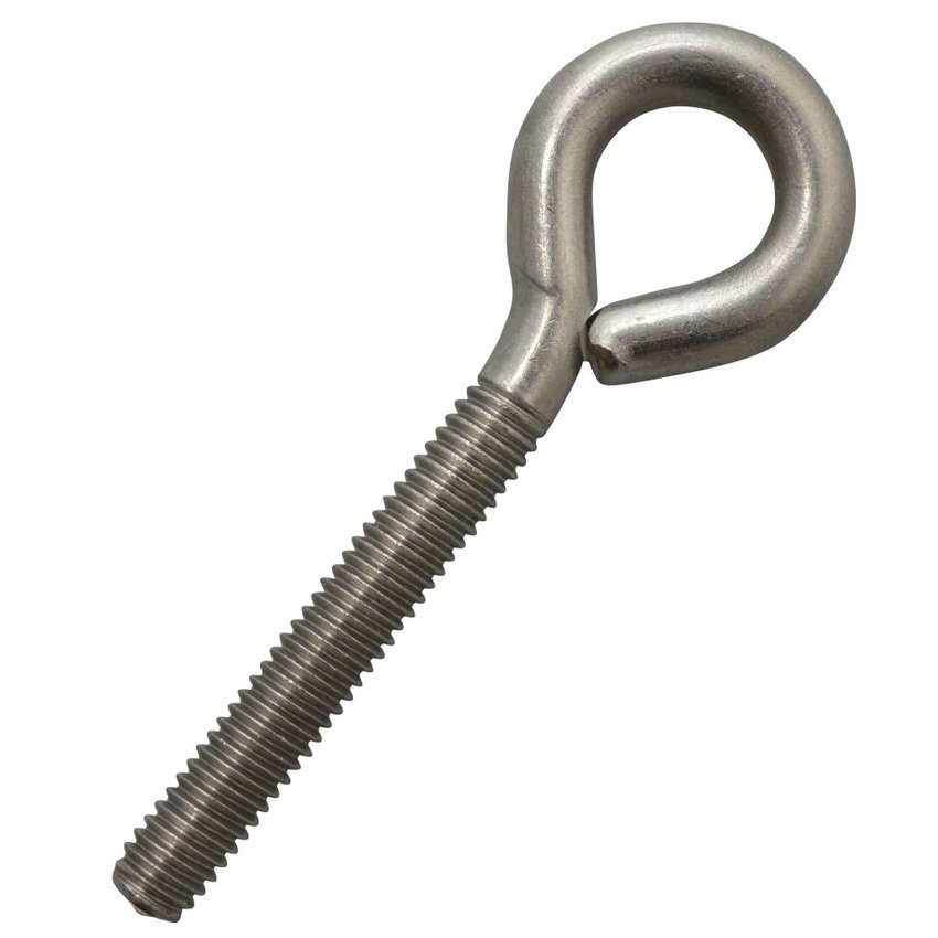 Screw-eyes m6x40x10 stainless