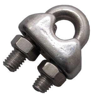 Wire Rope Clips stainless 6mm with nuts