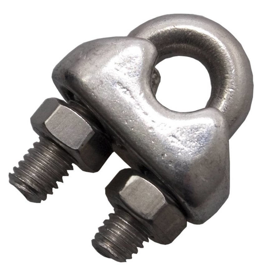 Wire Rope Clips Stainless 6mm with nuts