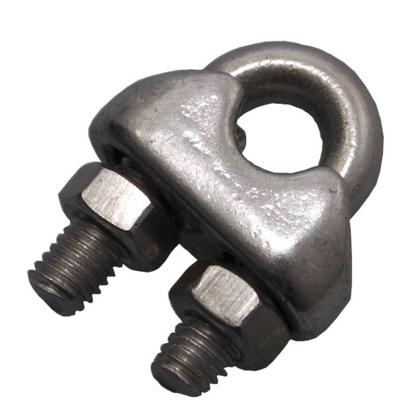 Wire Rope Clips Stainless 8mm with nuts