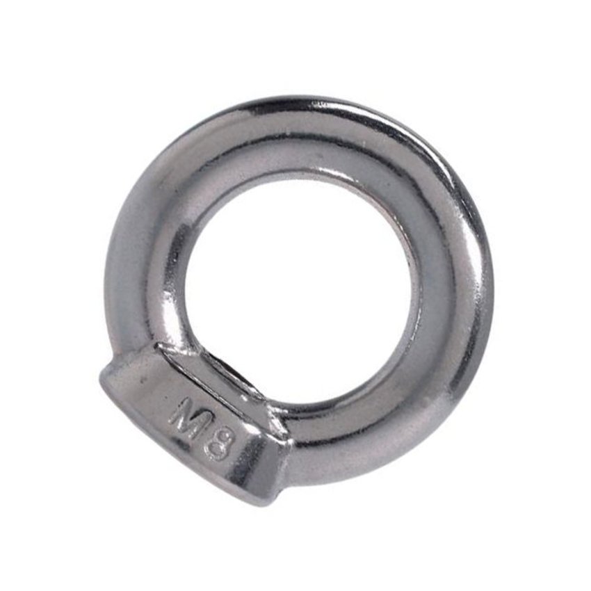 Ringnuts stainless M8