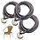 Wire Rope with Disc lock  7.5 meter Terrace cable 3 pieces
