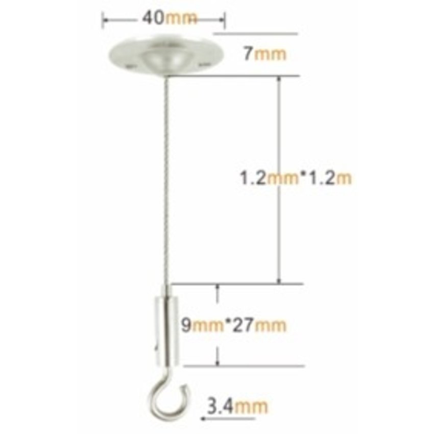 Suspension kit Wire Rope 4