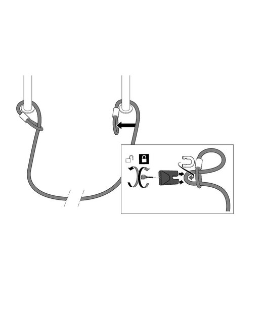 LunarCharm Telefonleine 2er Set - Diebstahlschutz-Gurt Für Smartphones Beim Outdoor