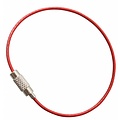 Steelwire 150 mm bracelet Red