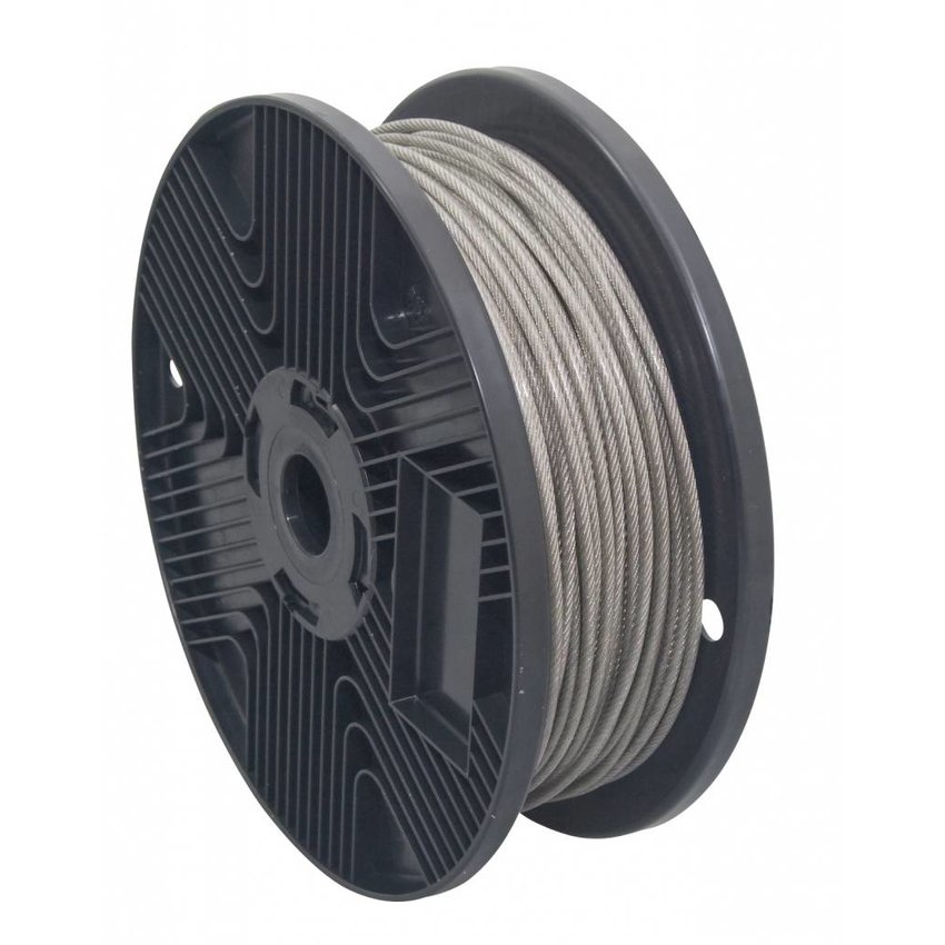 Stainless Wire Ropes 3/4 mm PVC 100 meter