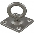 stainless Eyeplate 40mm turnable