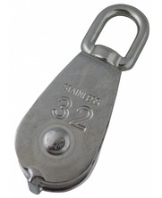 Edelstahl Blockseilrolle 32mm