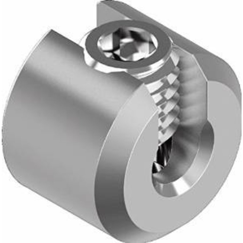 RVS316 Staalkabel Klemstopper 4mm voor Kabelrailing en Buitenprojecten