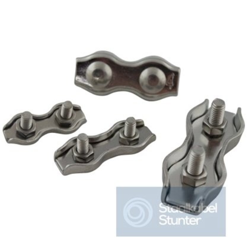 stainless Duplexclips 6mm