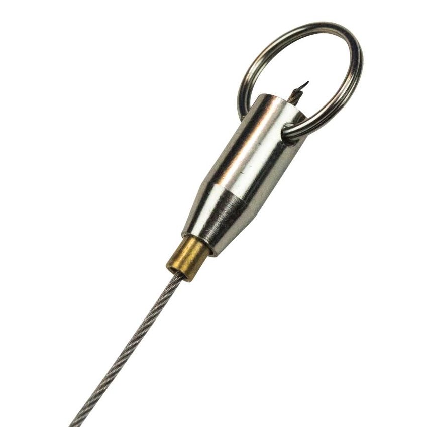 Drahtseilhalter Gripper mit Schlüsselringe