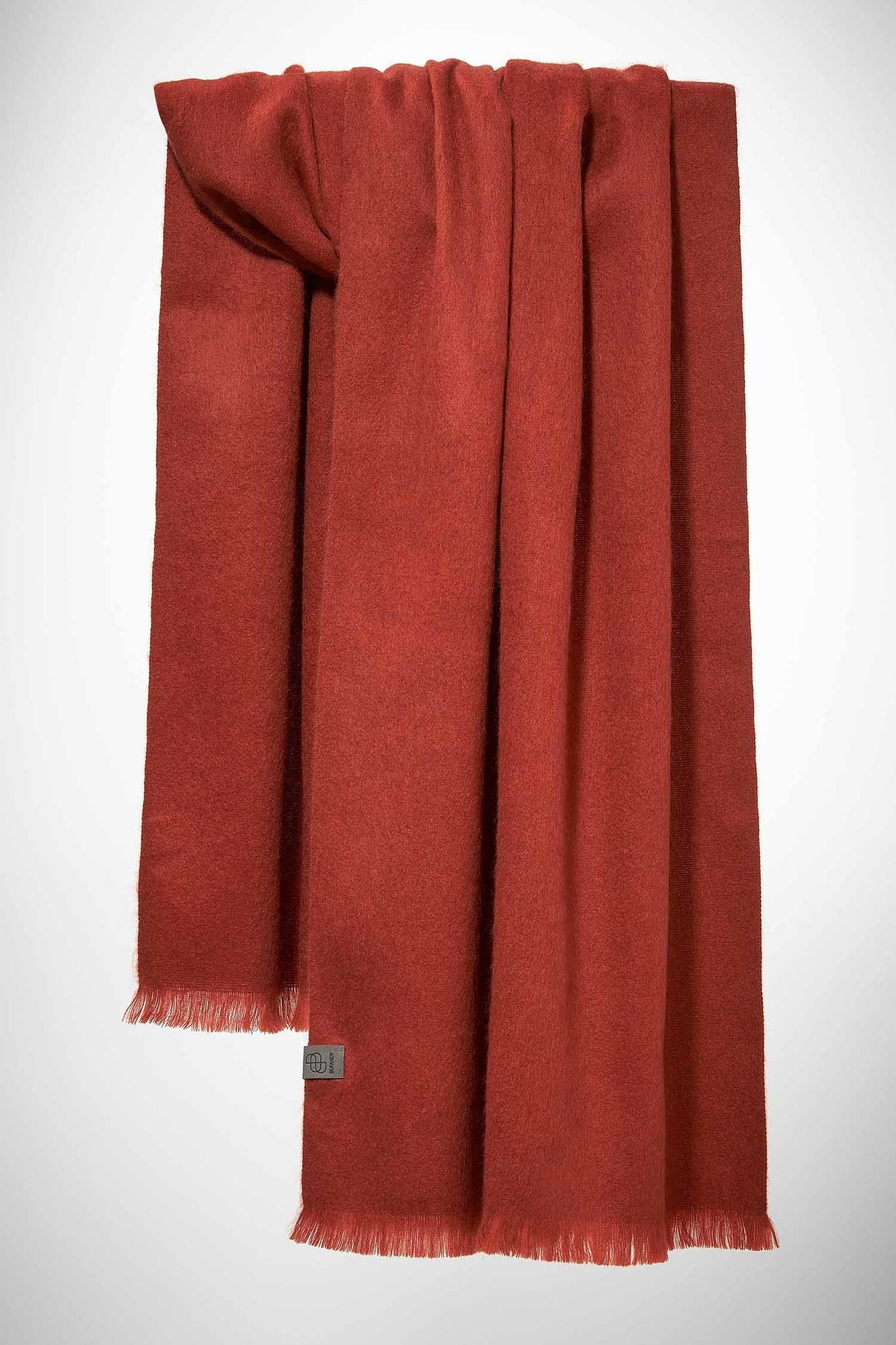 Alpaca shawl - Brick - - Shop online voor dames en heren - Bufandy