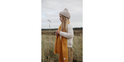 Kids scarf - India Yellow