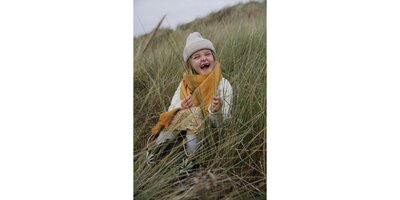 Kids scarf - India Yellow