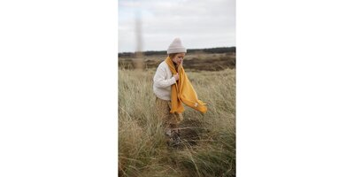 Kids scarf - India Yellow