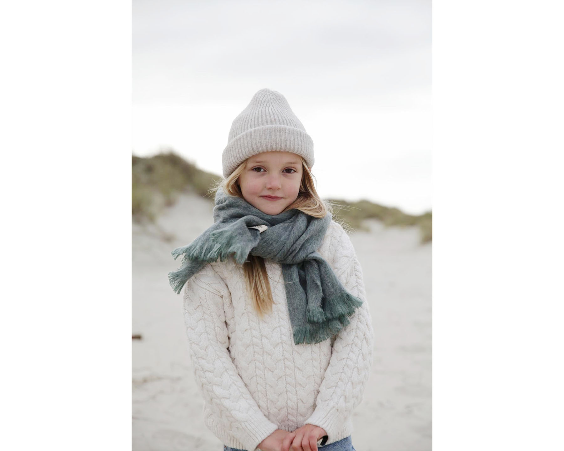 Petit Sjaal - Dark Sage