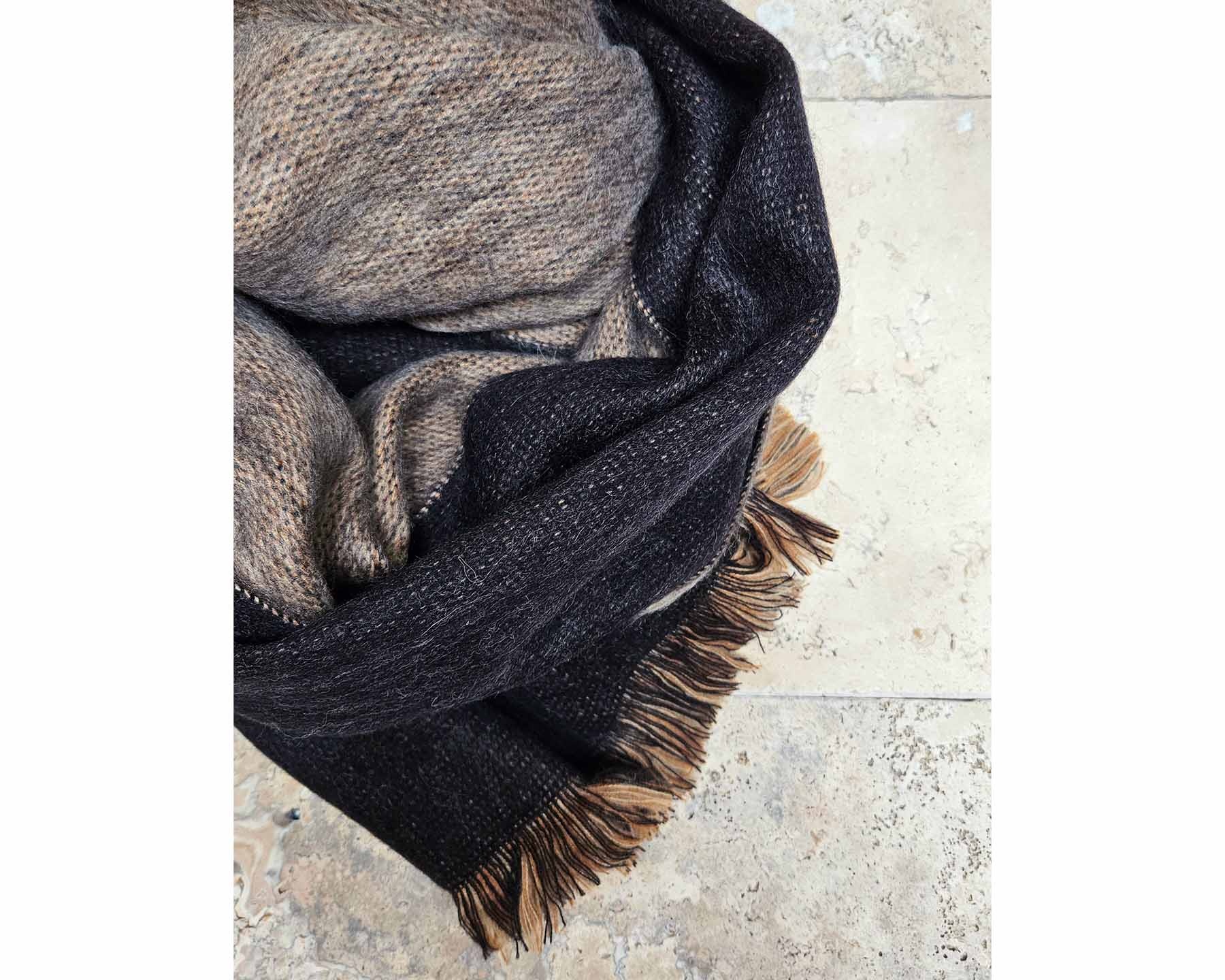 SLIM DOBLE - Black & Sandstone