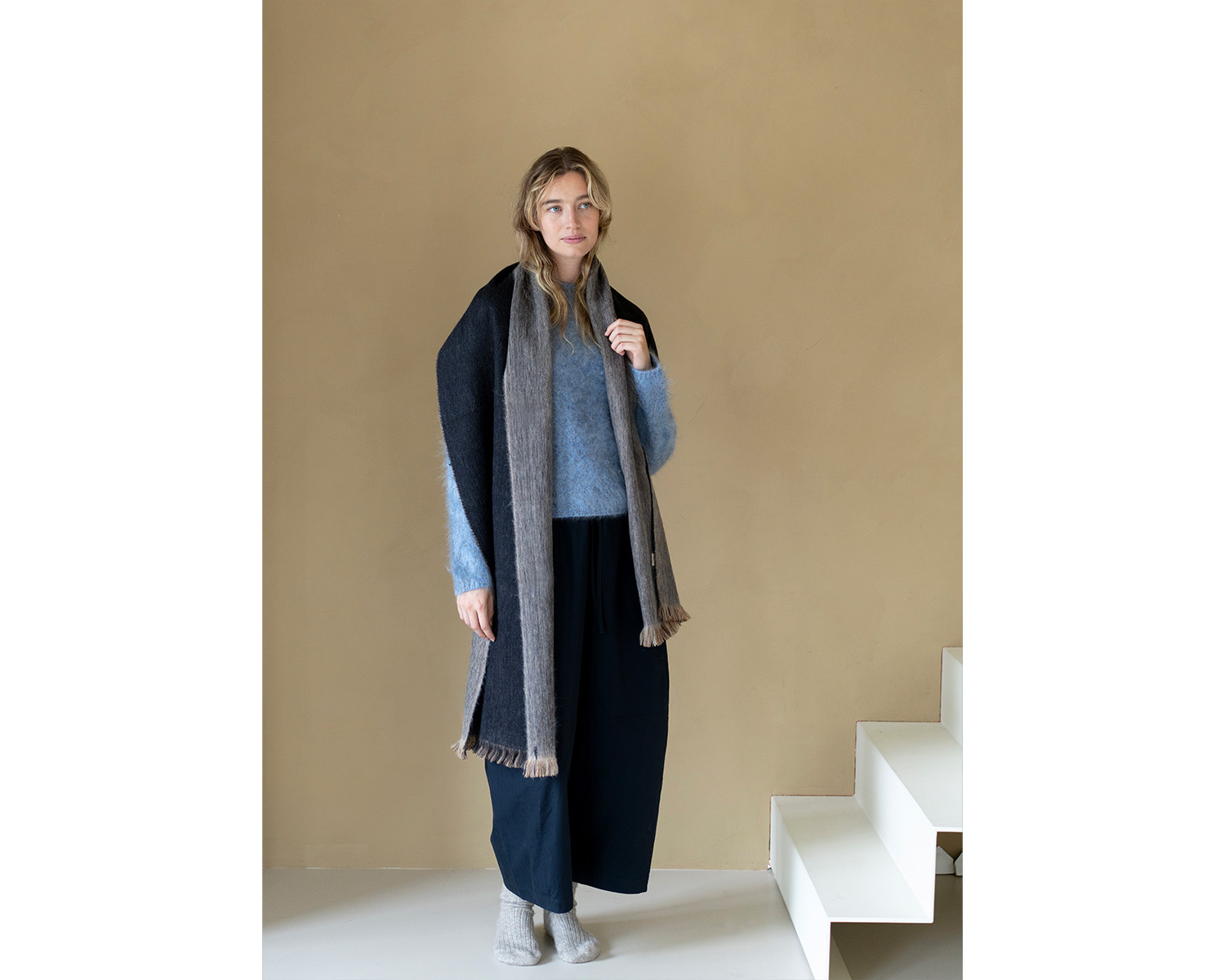 SLIM DOBLE - Black & Sandstone