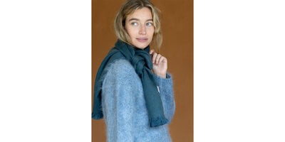 Petit Schal - Steel Blue