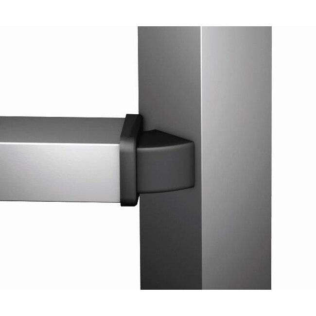 Spijlenhek staander 60x60 compleet - Gecoat