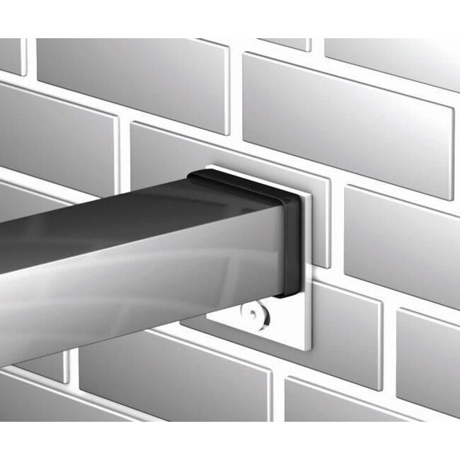 Spijlenhek staander 60x60 compleet - Gecoat