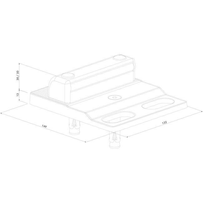 SABO | Niet-gecentreerde Grondstop opschroefbaar