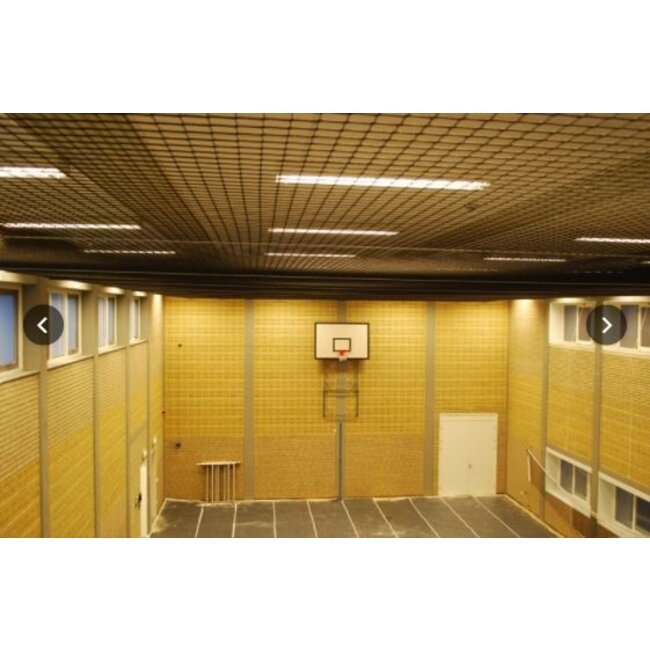 Afschermnet geknoopt rol 25m hoogte 5m