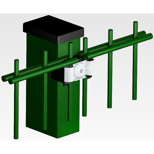 Koker 60 x 40 mm Gecoat Staal Staander - Licht beschadigd