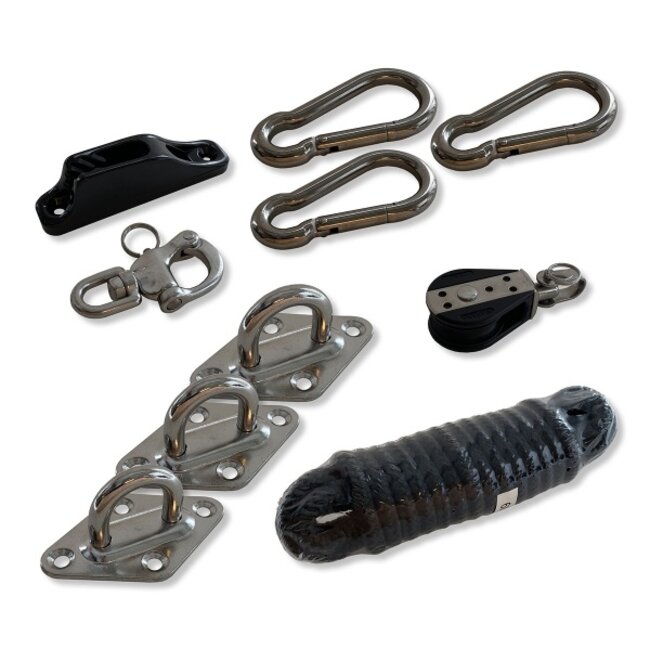 Schaduwdoek driehoek (diverse varianten/ afmetingen)