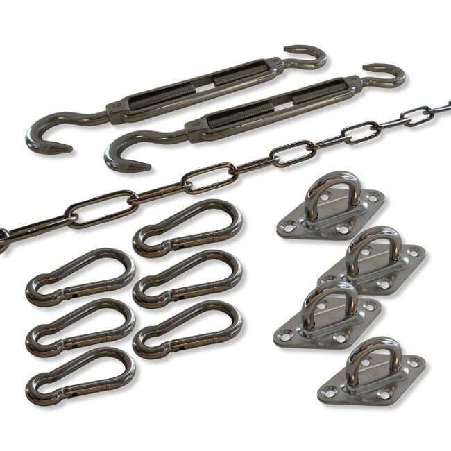 Schaduwdoek vierkant (diverse varianten/ afmetingen)