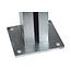 Paalvoet adapter voor koker 80 x 80 mm - Thermisch verzinkt