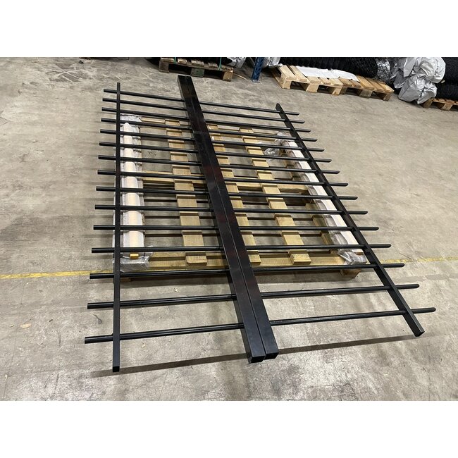 Spijlenvak doorgestoken spijlen incl. 2 palen H180cm