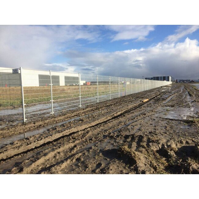 Dubbelstaafmat 6/5/6 mm Verzinkt 2.5 mtr breed - Licht beschadigd