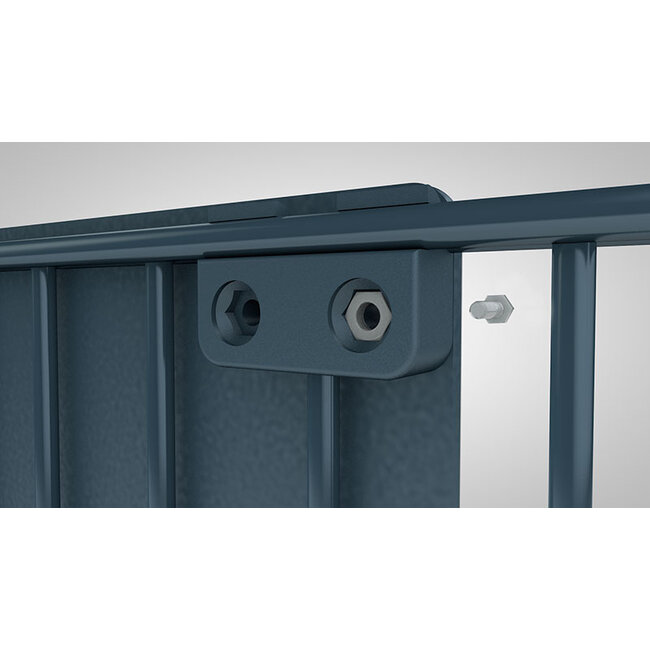 Plankhouder dubbelstaafmat hekwerk per 2st.