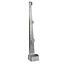 Prikkeldraadhouder 3 draads recht - 60 x 60 mm koker