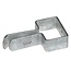 Langlip eindbeugel voor koker 60 x 40 mm