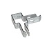 Langlip hoekbeugel voor koker 60 x 40 mm