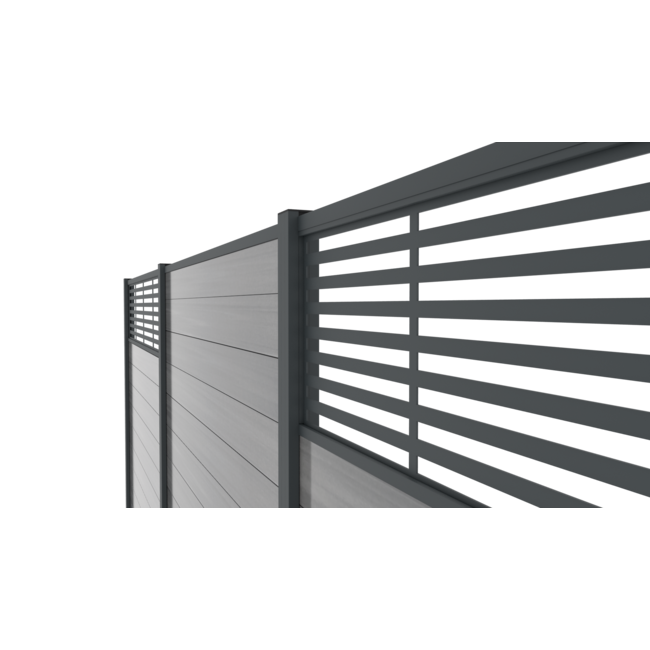 Aluminium decopaneel horizontaal